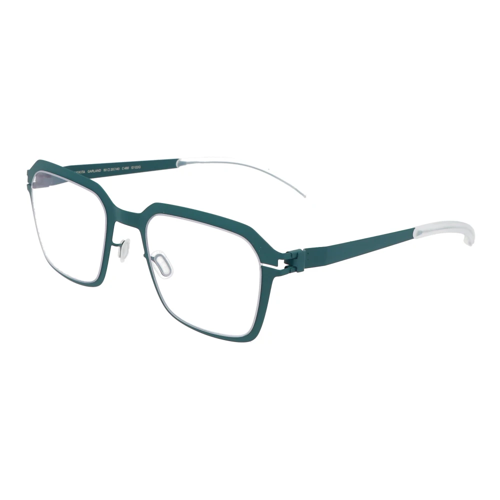 Mykita Moderne vierkante metalen montuurbril Gray Unisex