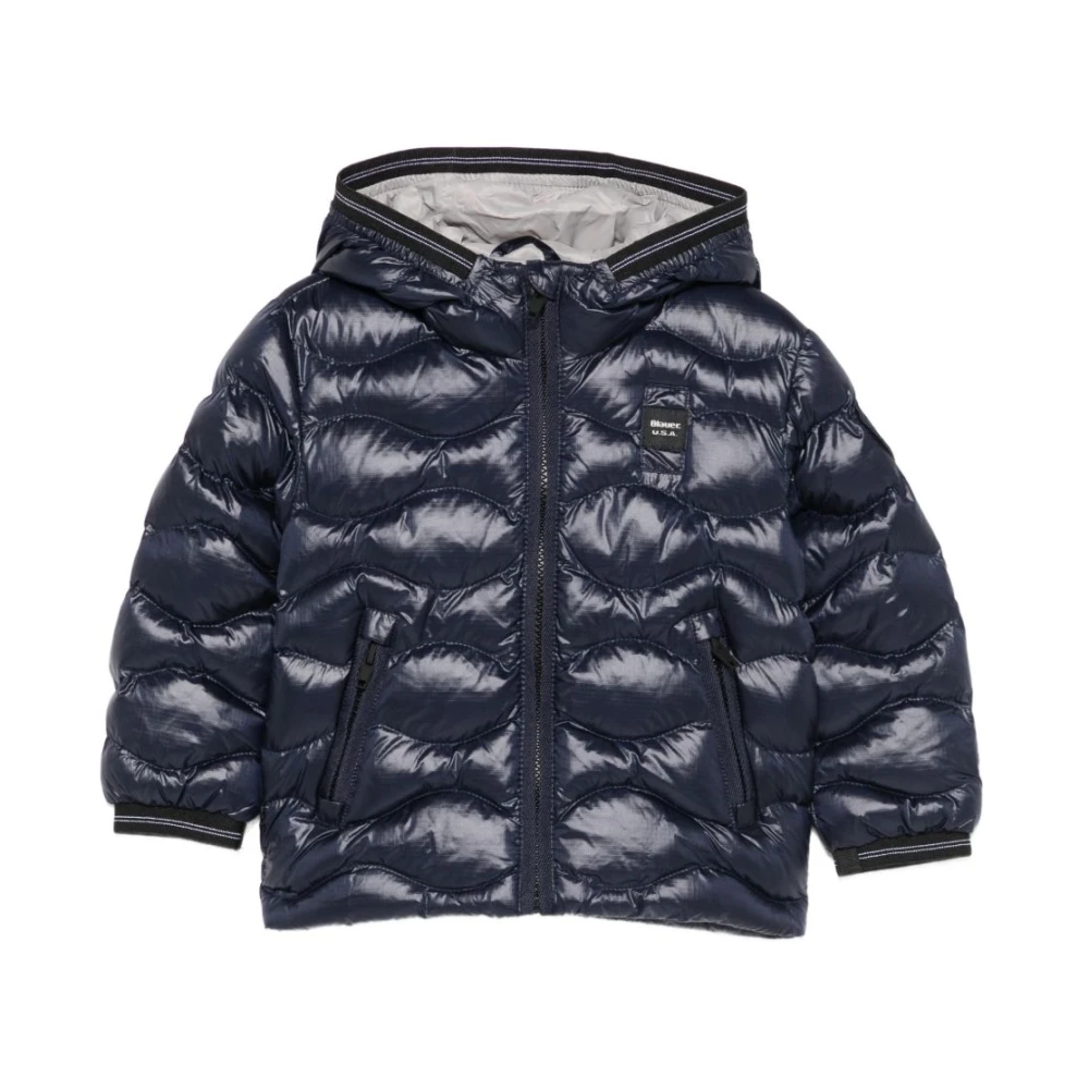 Blauer Unisex Blauw Wave-Quilted Jacket Bryant