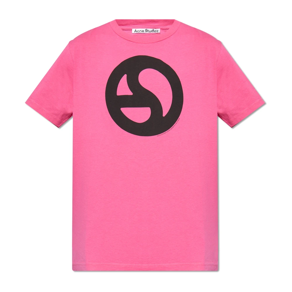 Acne Studios T-Shirts Pink Heren