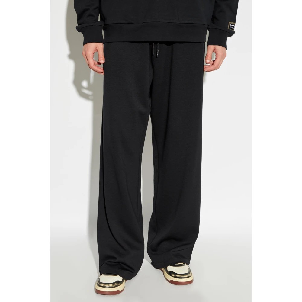 Iceberg Sweatpants Black Heren