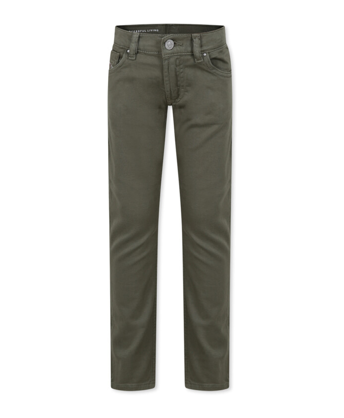 pantalon-decontracte-en-gabardine-de-coton-vert