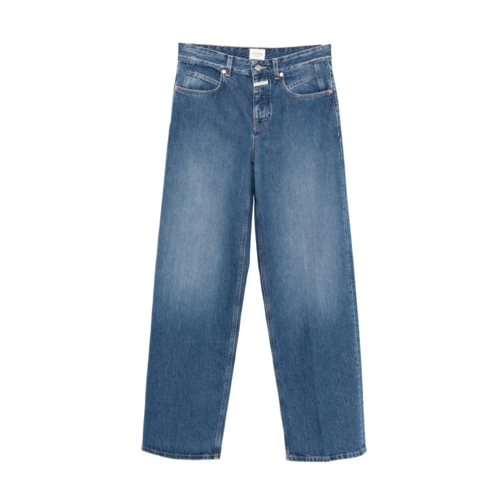 Closed Women's Blue Straight Jeans - Straight Fit Jeans - W28 L32 - Jeans