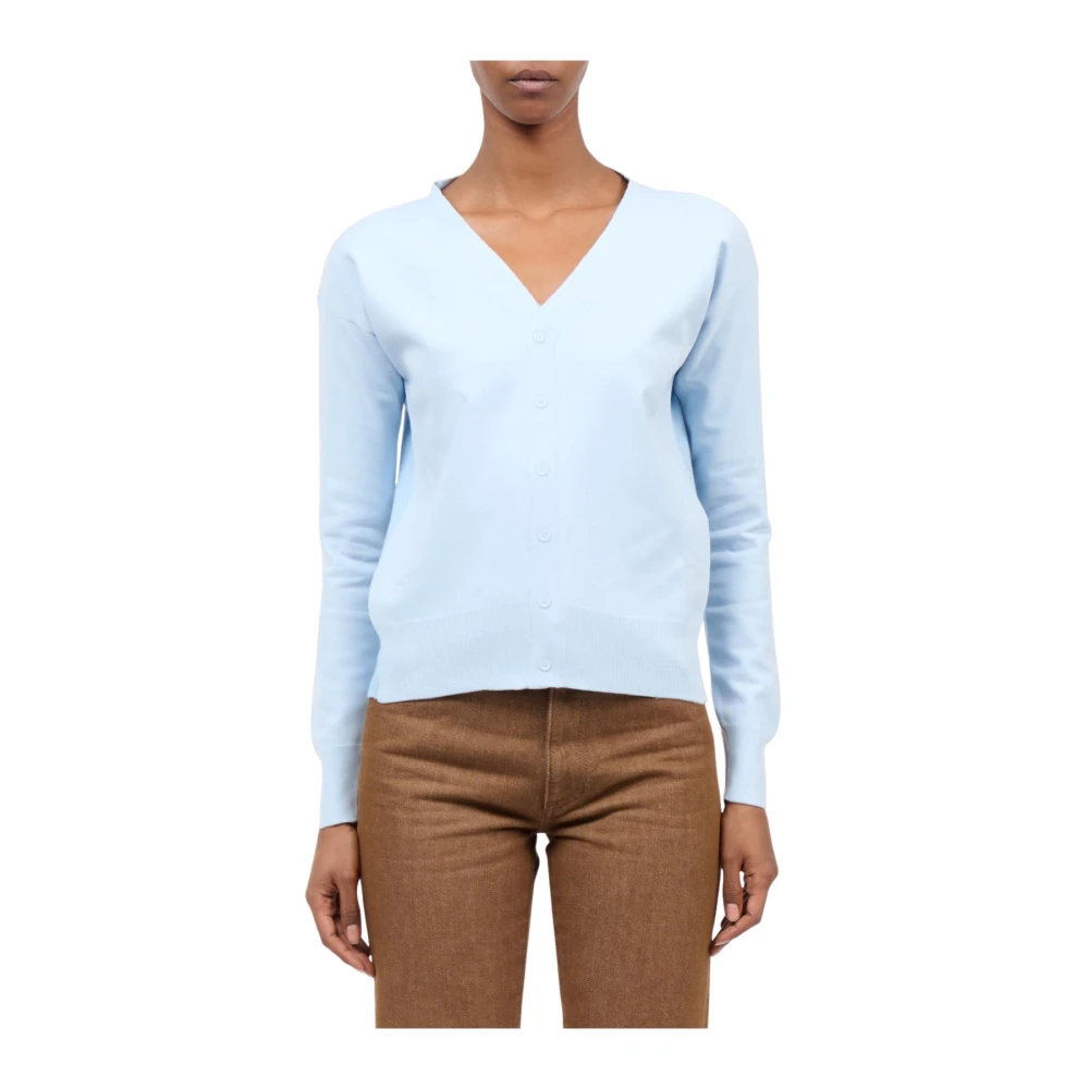 Mm6 Maison Margiela Damen Blau Strickwaren, Lgröße: