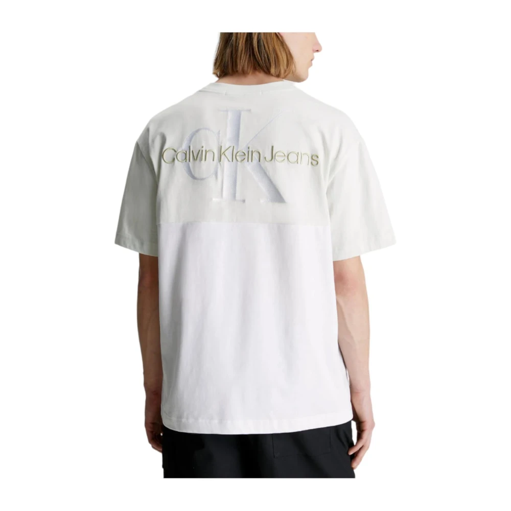 Calvin Klein Moderne Colorblock T-shirt White Heren