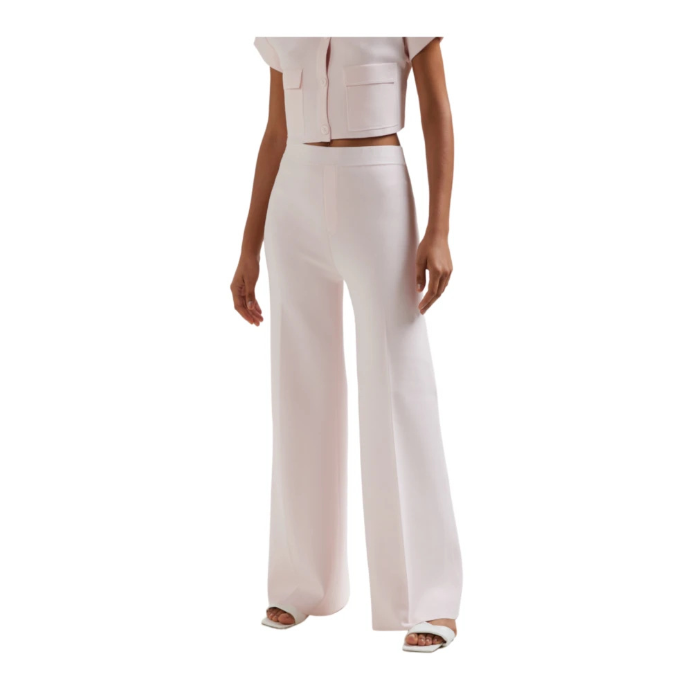 Kangra Wijde Pijp Milano Broek Pink Dames