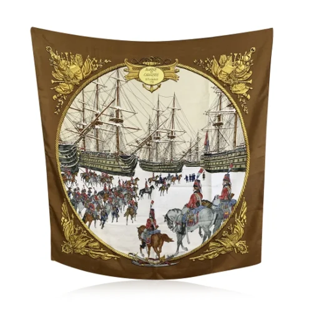 Pre-owned > Pre-owned Accessories > Pre-owned Scarves - - Hermès Vintage - Modalova
