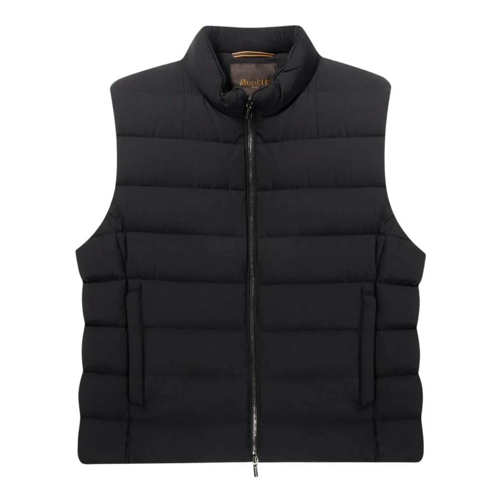 Moorer Eiderdown Vest för ultimat värme Blue, Herr