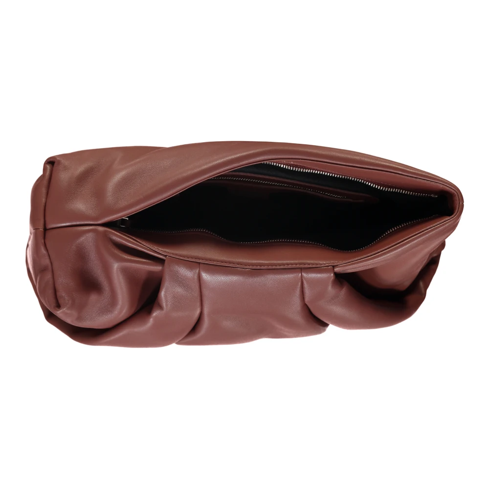 Ambush Stijlvolle Leren Clutch Tas Brown Dames