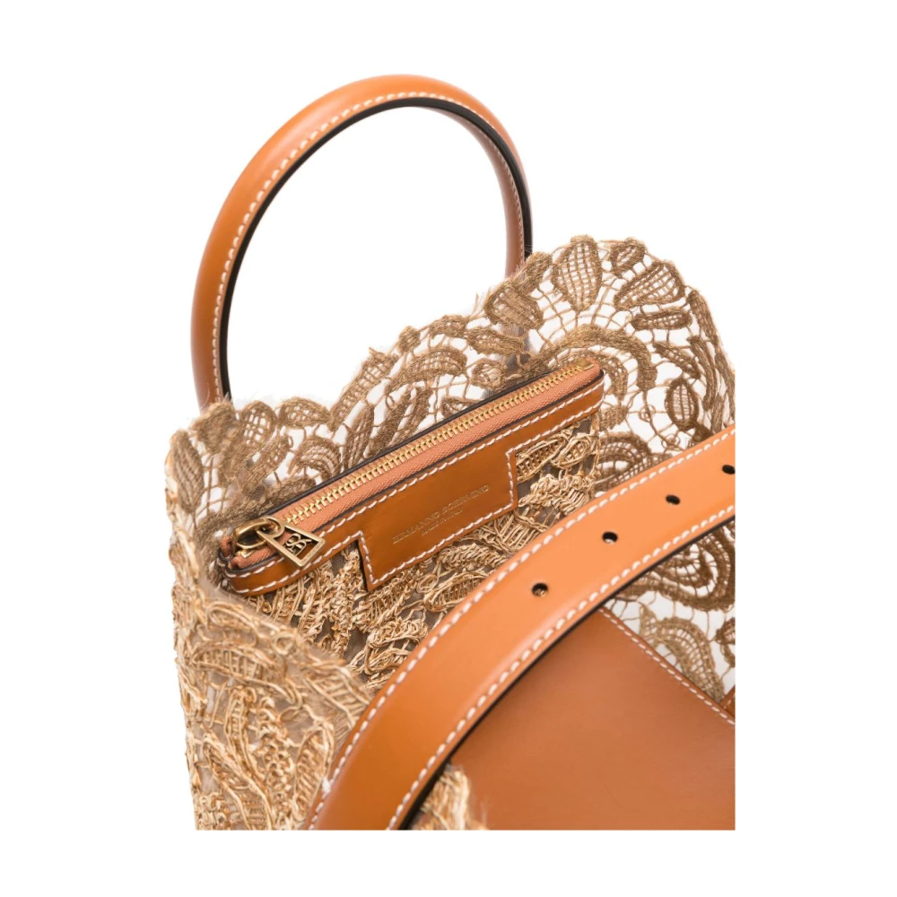 Ermanno Scervino Beige Shopper Tas voor Vrouwen Beige Dames