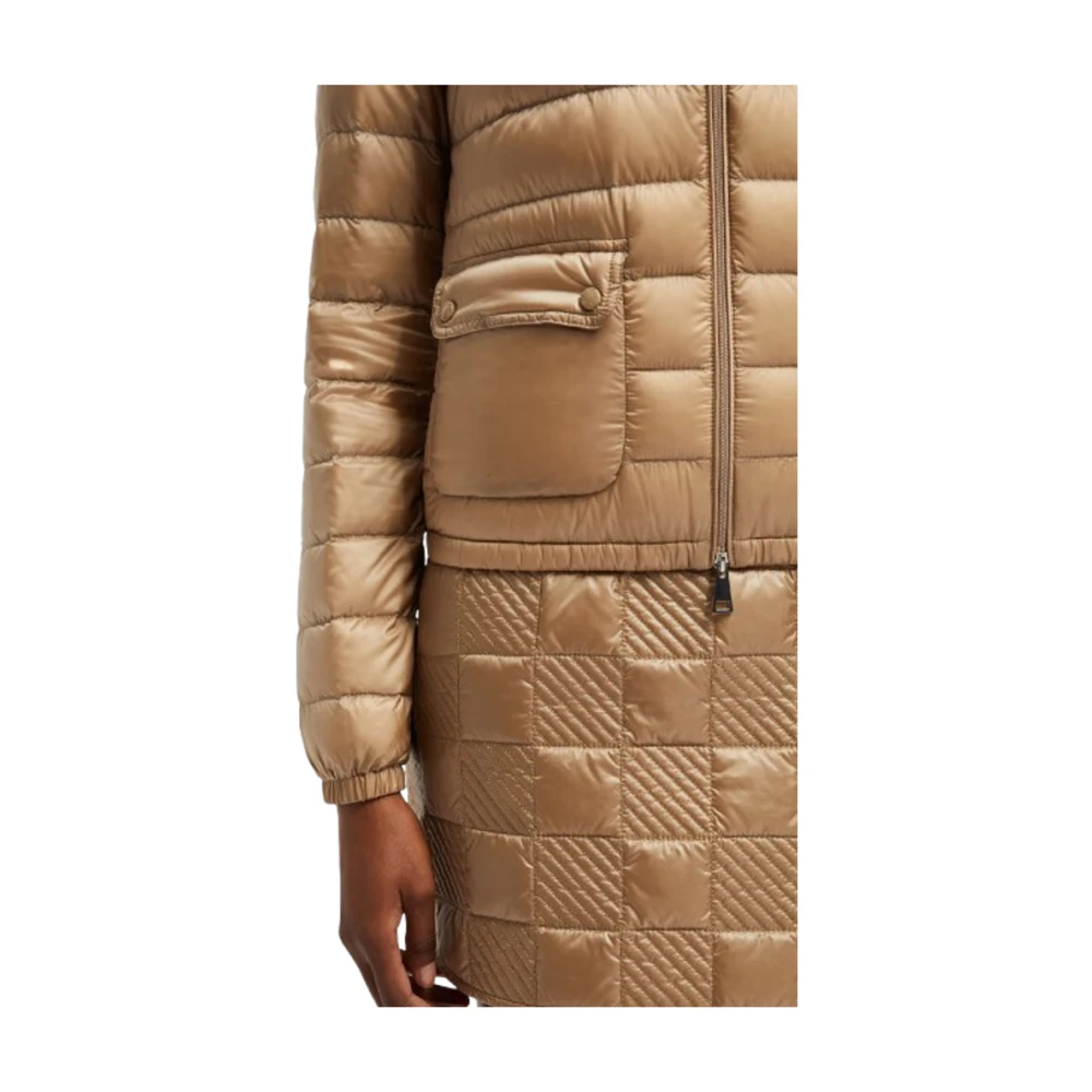 Moncler Warme Winterjas voor Mannen Beige Dames