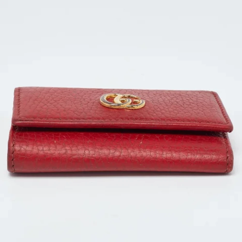 Gucci Vintage Pre-owned Leather key-holders Red Dames