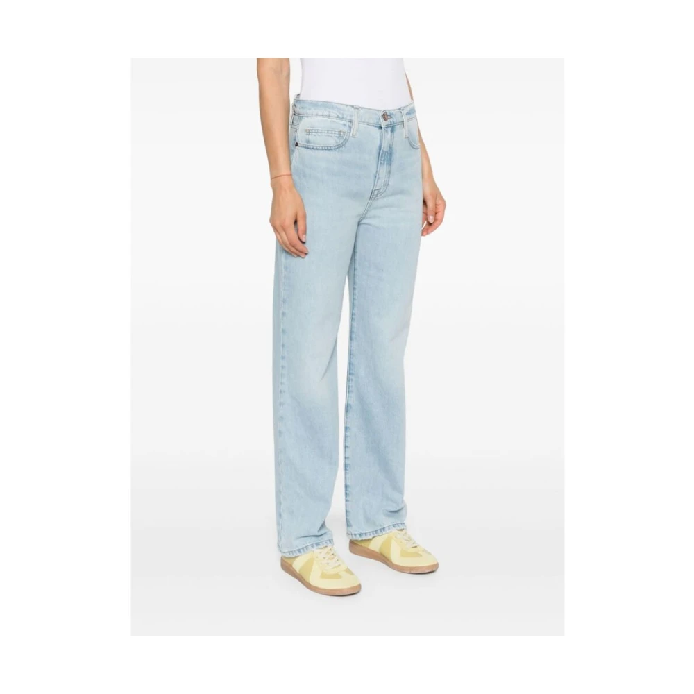 Frame Regeneratieve Katoen Denim Jeans Blue Dames