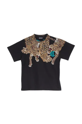 Leopard Neck T-shirt