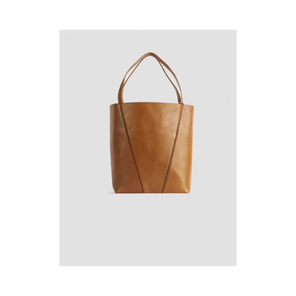 Chloé Bruine Spin tote tas van leer Brown Dames