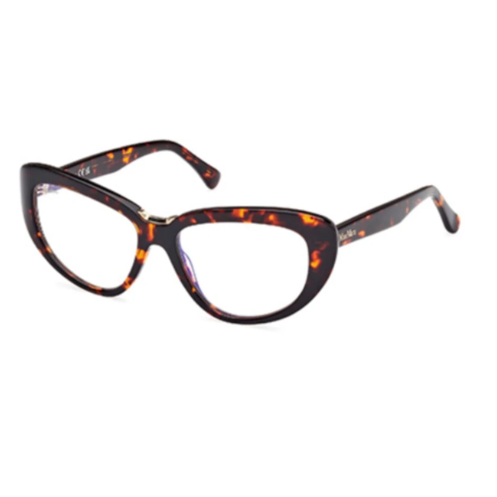Max Mara Unisex Black Glasses, One Size, Chic Dress Mm5109-B