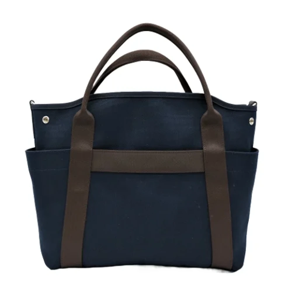 Hermès Vintage Pre-owned Fabric handbags Black Dames