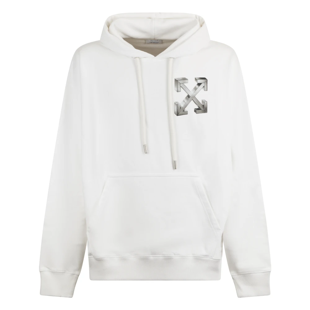 Off White Men's White Off- Jumpers - Off - Hoodies - L - Sweatshirts & Hoodies