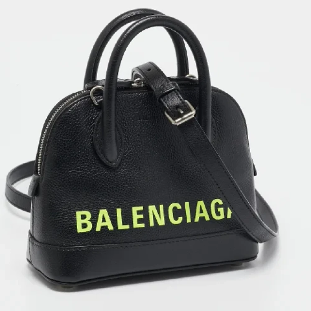 Balenciaga Vintage Pre-owned Leather balenciaga-bags Black Dames