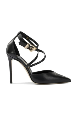 Auril Pointed-Toe Strappy Pump