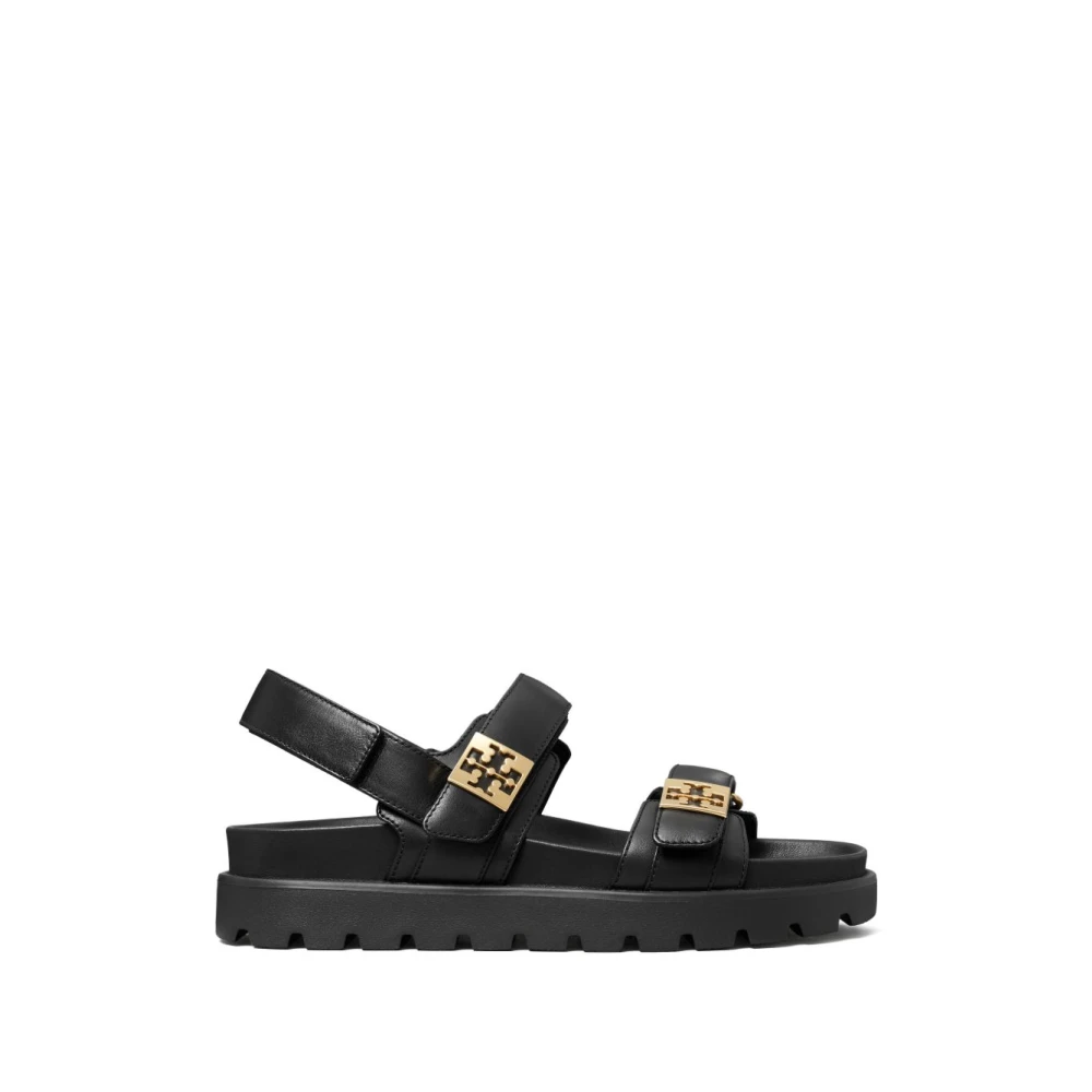 Tory Burch Women's Black Mellow Sport Sandal - Flat Sandals - 8 Uk - Shoes