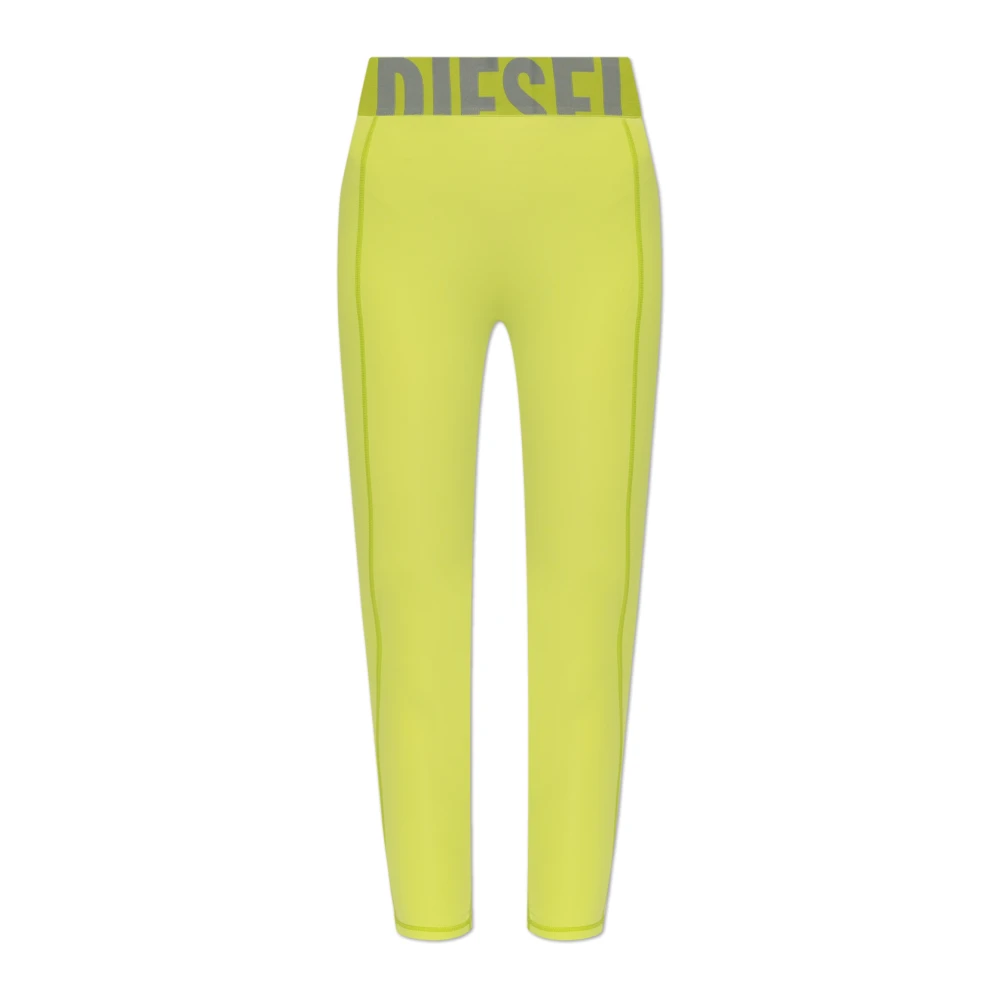 Diesel Donna Giallo Pantaloni, 2XS, New,