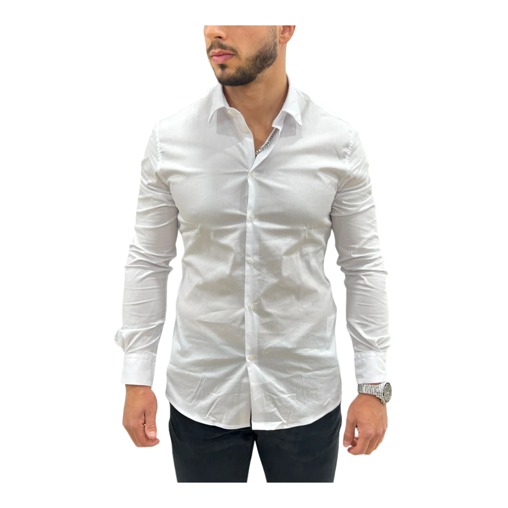 Gaudi Lange mouwen overhemd White Heren