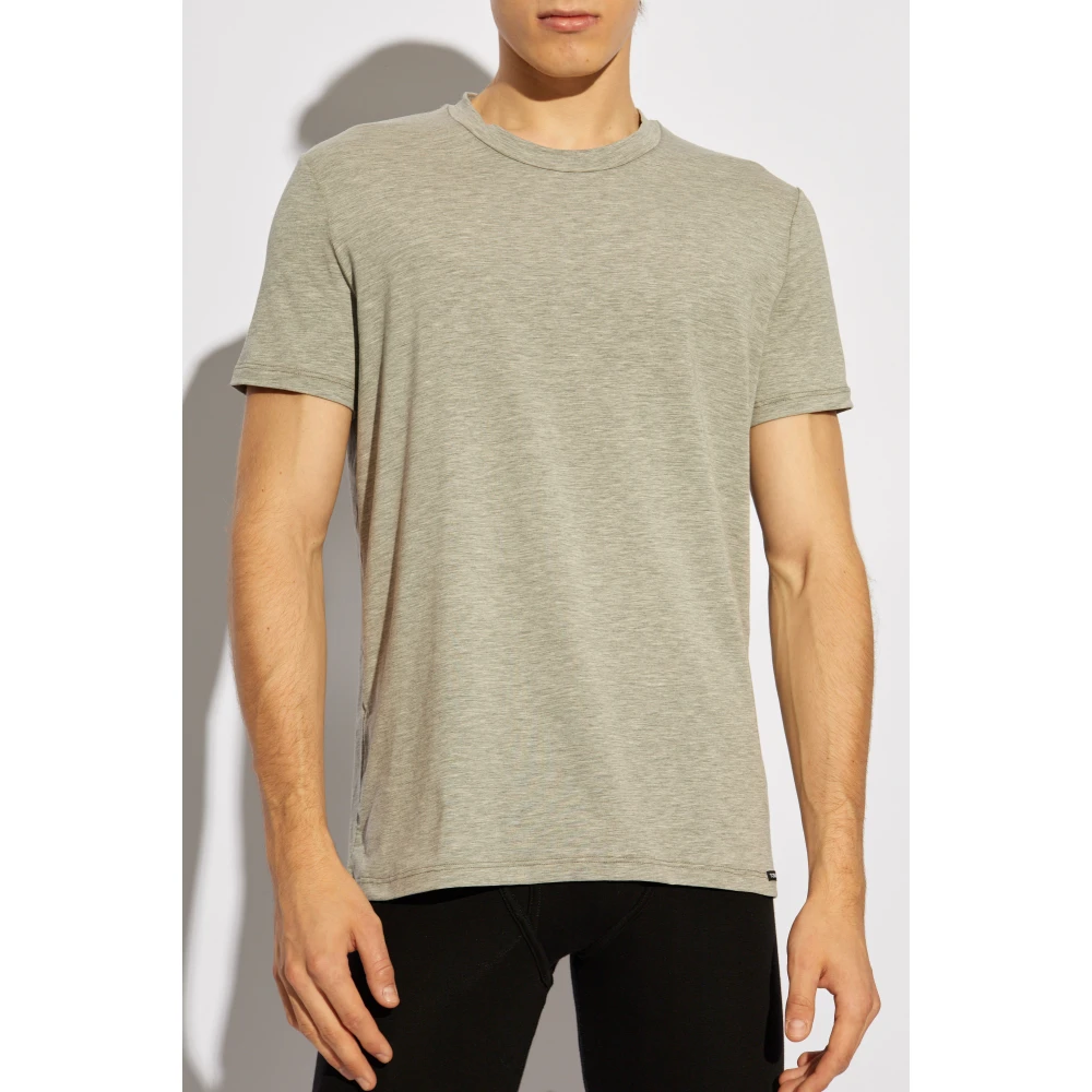 Tom Ford T-shirt uit de 'Underwear' collectie Gray Heren