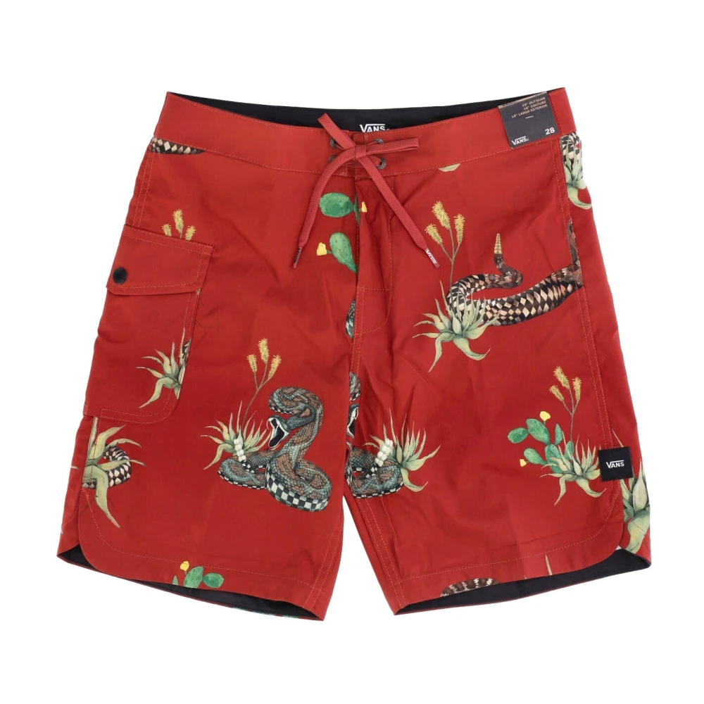 Vans Woestijn Slang Bloemen Bermuda Boardshorts Multicolor Heren