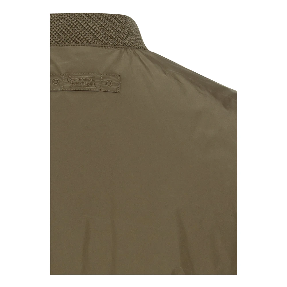 camel active Blouson van gerecycled polyester Green Dames