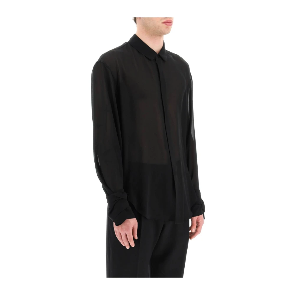 Saint Laurent Blouses & Shirts Black Heren