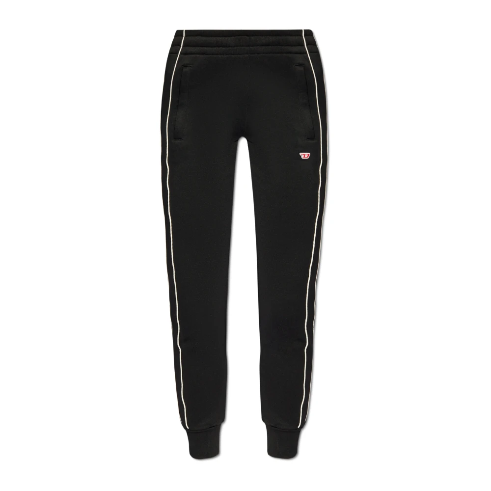 Diesel Donna Nero Pantaloni, M, New,