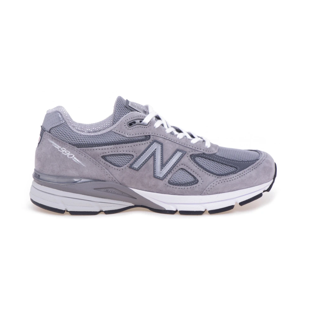 New Balance , Running Shoes, Male, Gray, 8 1/2 Uk, 990V4 Running Shoes