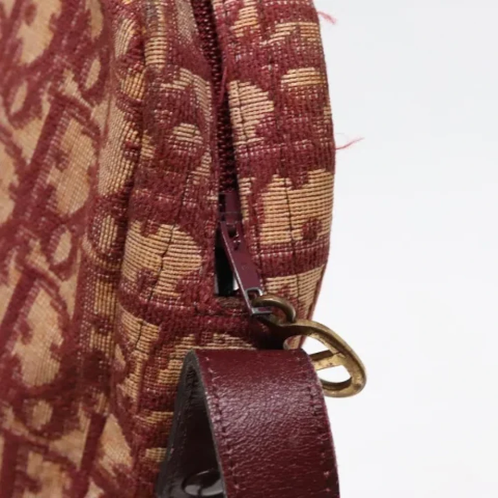 Dior Vintage Pre-owned Canvas dior-bags Red Dames