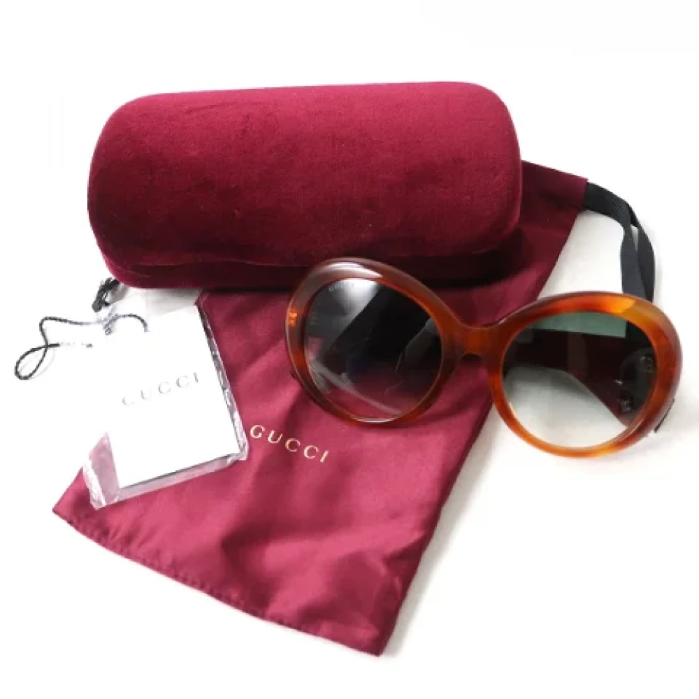 Gucci Vintage Pre-owned Glass sunglasses Brown Dames