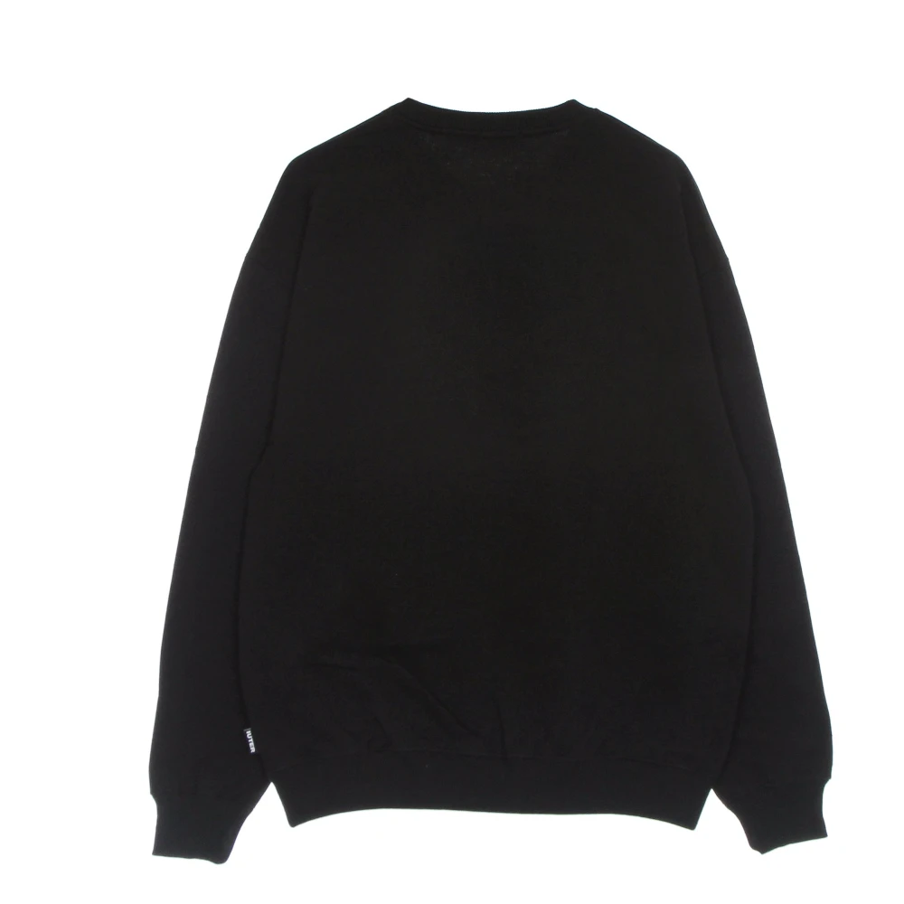 Iuter Cinelli Crewneck Sweatshirt Lichtgewicht Geborsteld Black Heren
