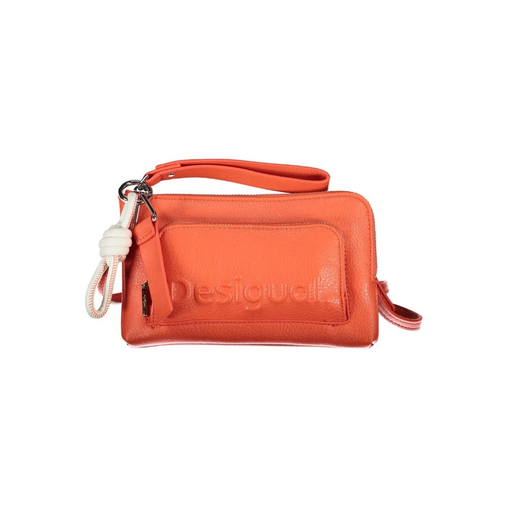 Desigual Women's Pink Cross Body Bags, One Size, Rosa Poliuretano Shoulder Bag