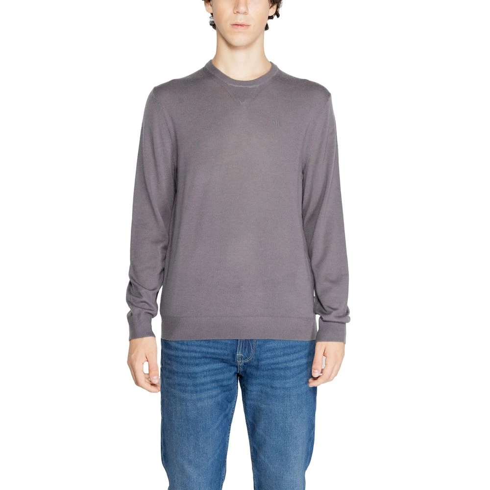 Armani Exchange Mannelijk Grijs Wollen Sweatshirt