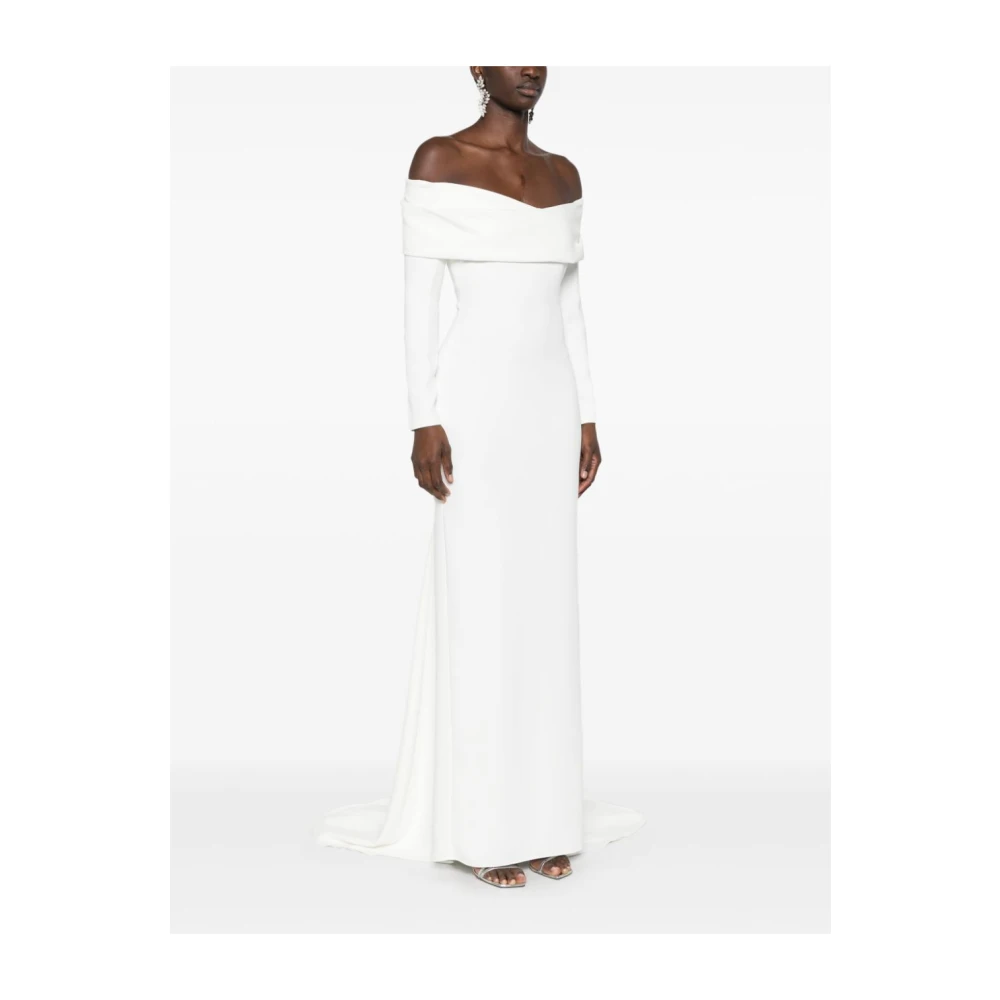 Solace London Priya Maxi Dress Beige Dames