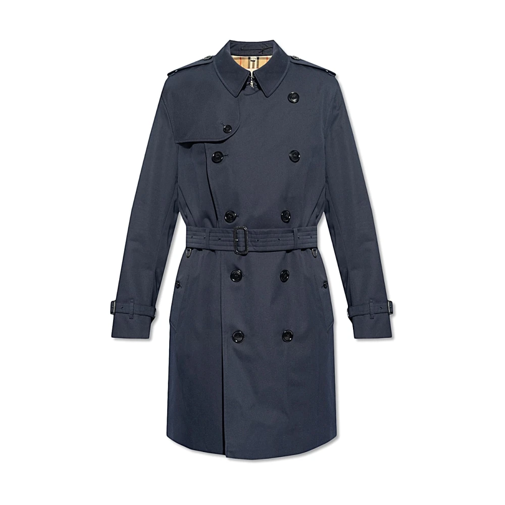 Burberry Stijlvolle Jas voor Mannen Blue Heren