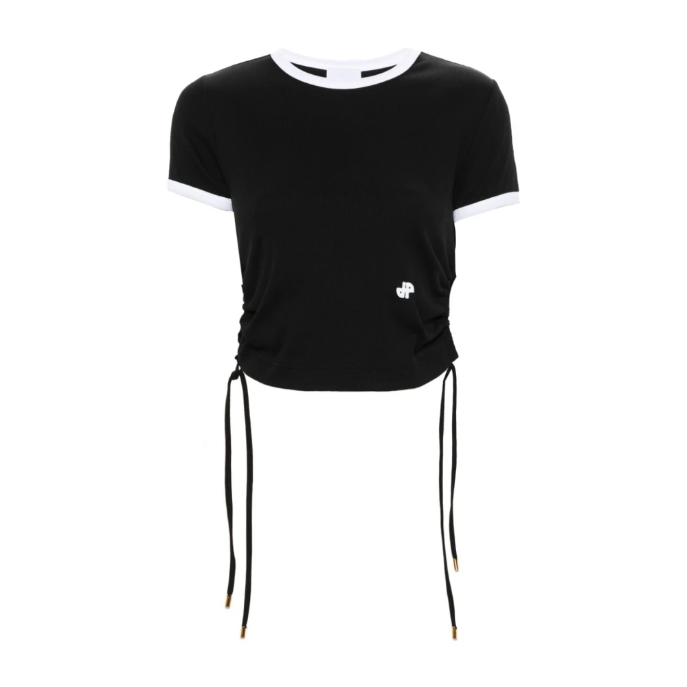 Patou Zwarte T-shirts en Polos Black Dames