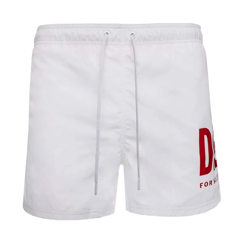 Diesel Vit Korta Badkläder