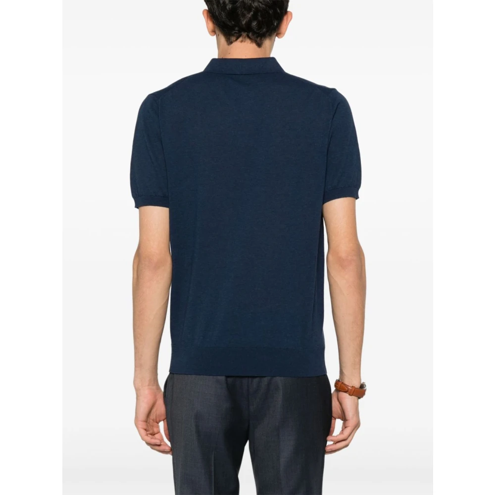 Corneliani Blauwe Sweater Heren Sweatshirt Blue Heren