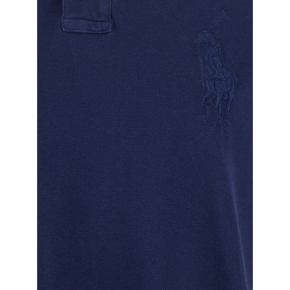 Polo Ralph Lauren Blauw Poloshirt met Grote Pony Blue Heren