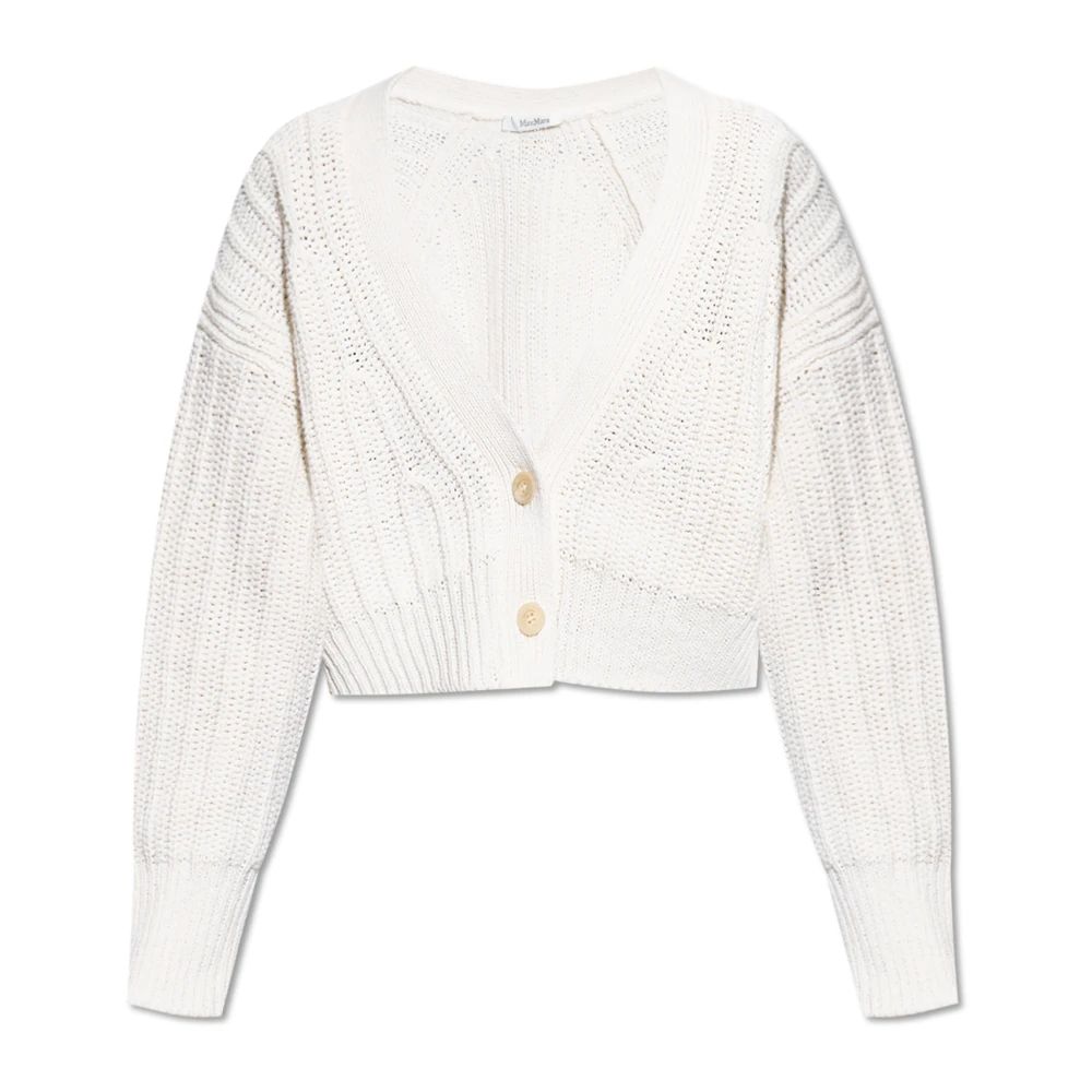 Max Mara Cardigan Stelvio White Dames