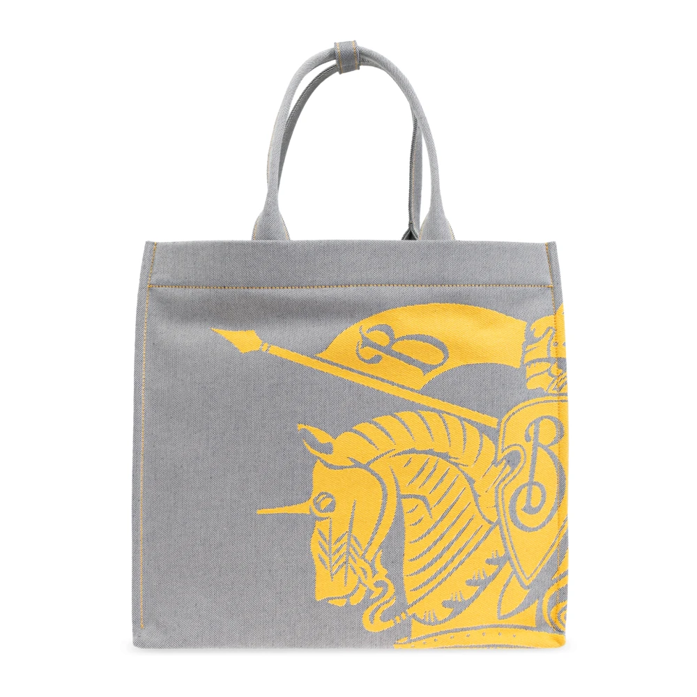 Burberry Edk Medium Shopper Tas Gray Heren
