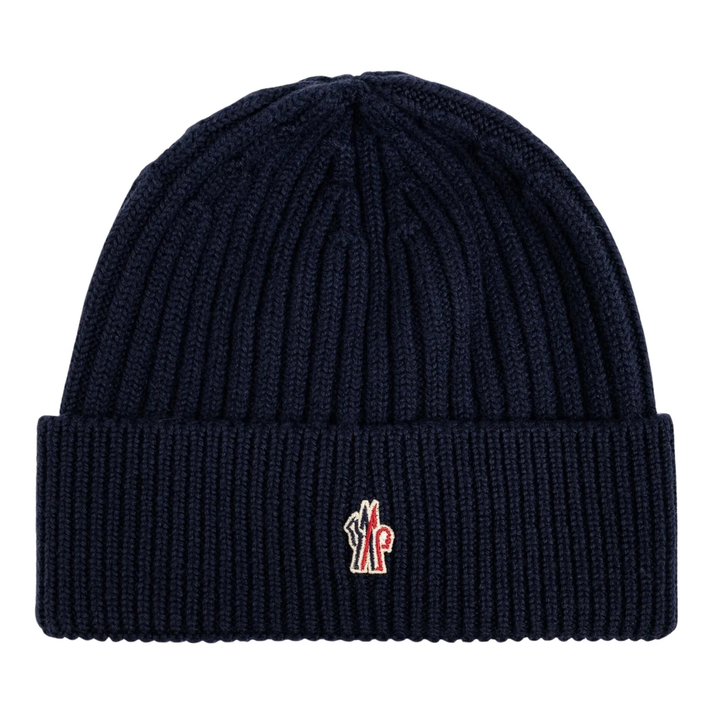 Moncler Berretto In Lana Uomo da Blu - Immagine 5