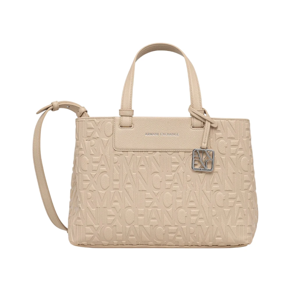 Armani Exchange Damen Beige Handtaschen