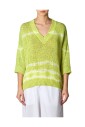 pull-en-coton-vert-degrade-col-en-v