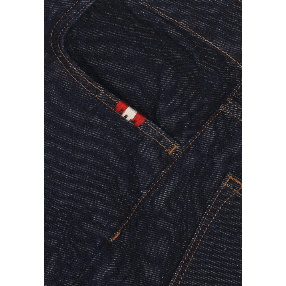 Amish Slim Fit Denim Jeans Blue Heren