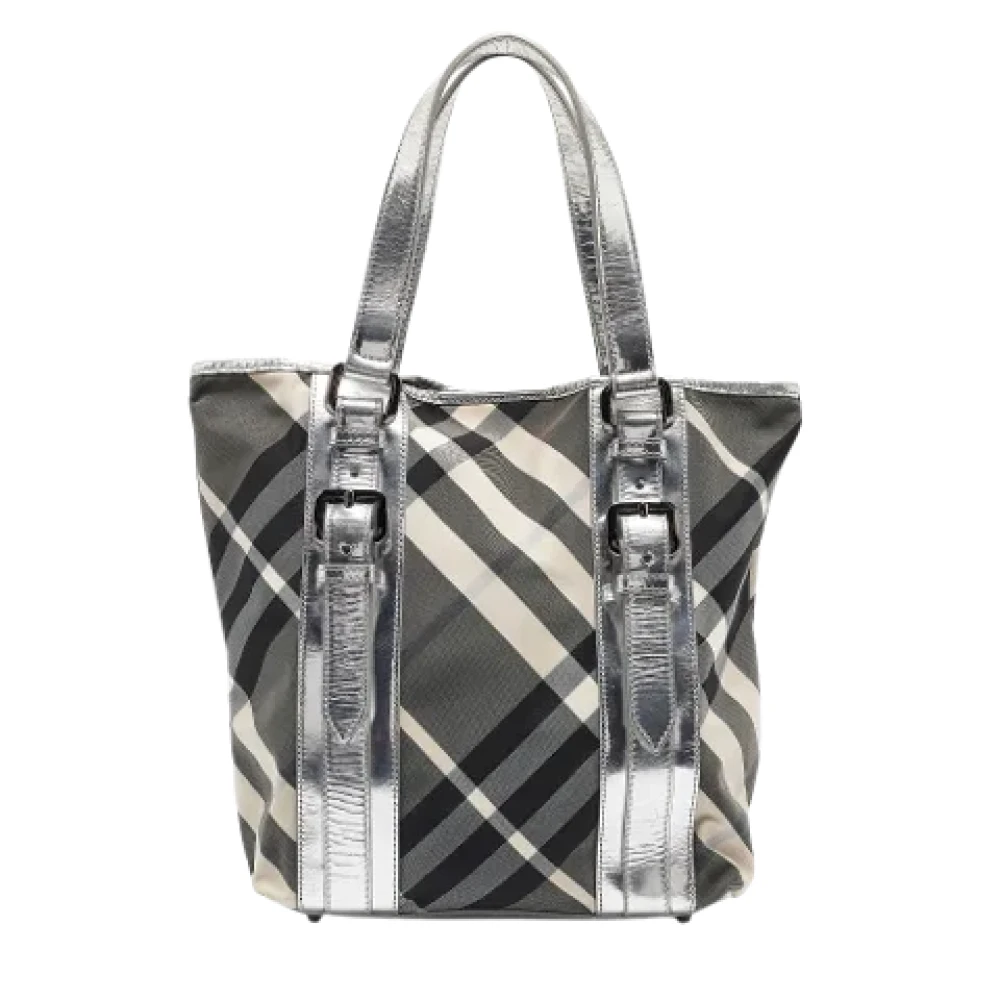 Burberry Vintage Pre-owned Nylon totes Gray Dames